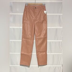 En Saison Pink Leather Pants